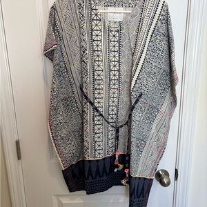 Geometric Patterned Kaftan top